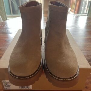 Lucky Brand Women's Tan Suede Ankle Booties- Brand New